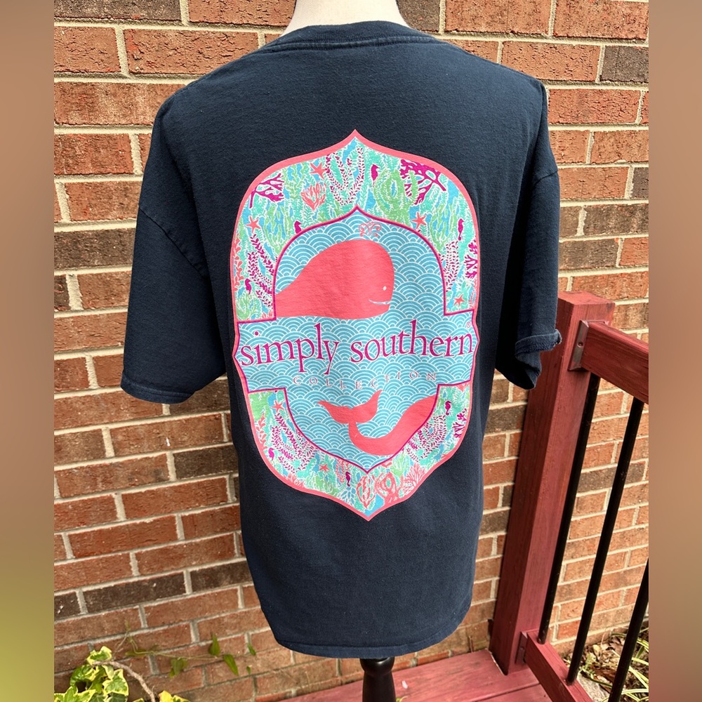 Simply Southern black T-shirt size XL